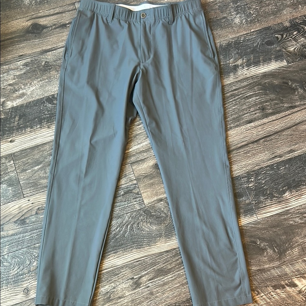 Under Armour Men's Gray Tech Golf Pants 36x32 Style 13777301
